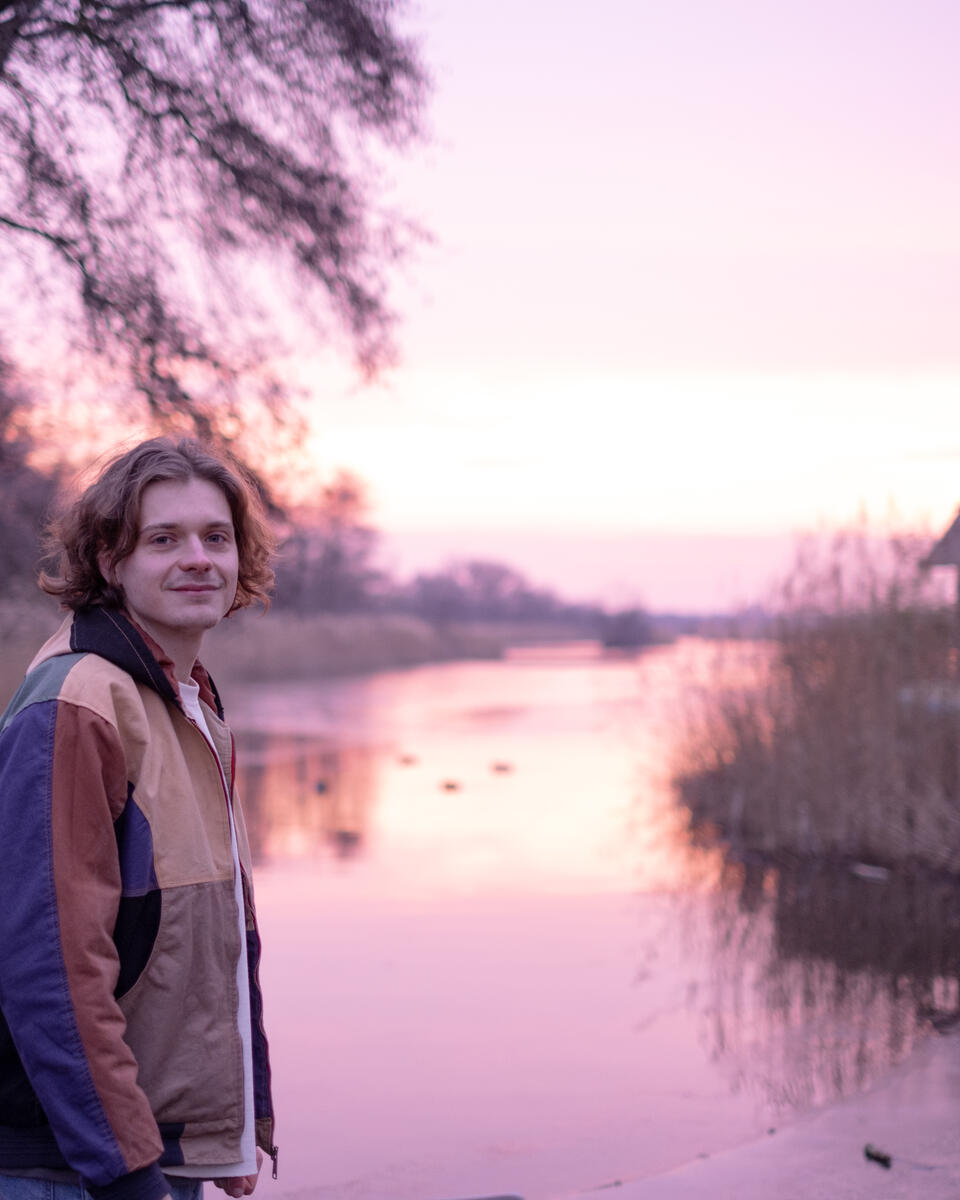 foto van Sebastiaan Visser in de natuur