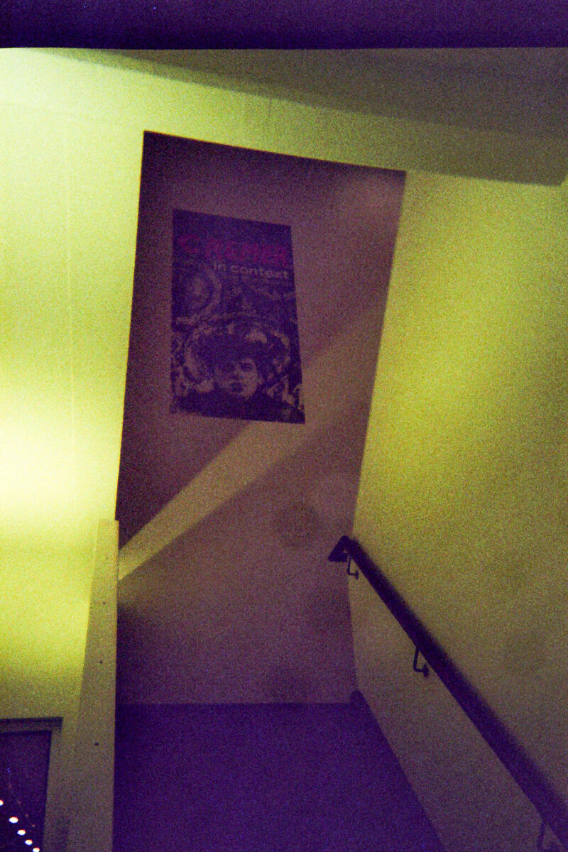 Fundatie Friday, 26 July: staircase with a photograph by Jan Cremer