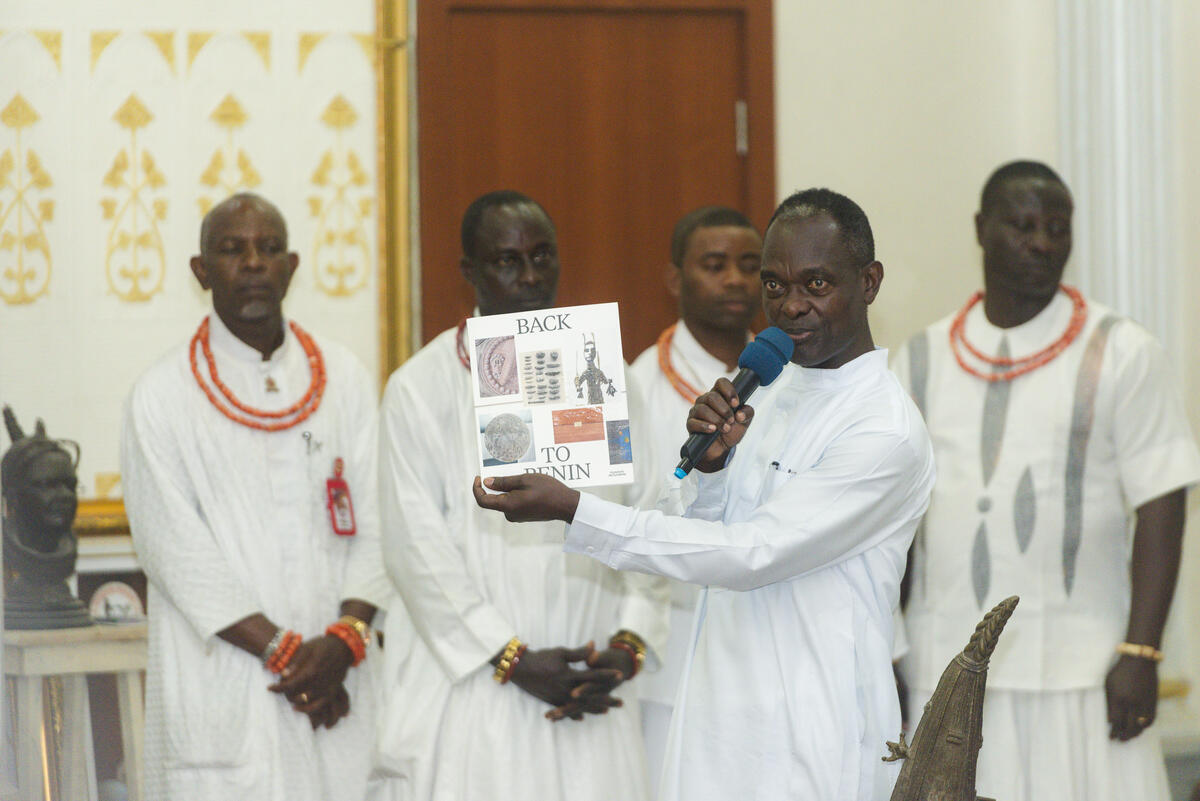 das zehnj&auml;hrige Jubil&auml;um der Kr&ouml;nung von Omo N'Oba N'Edo