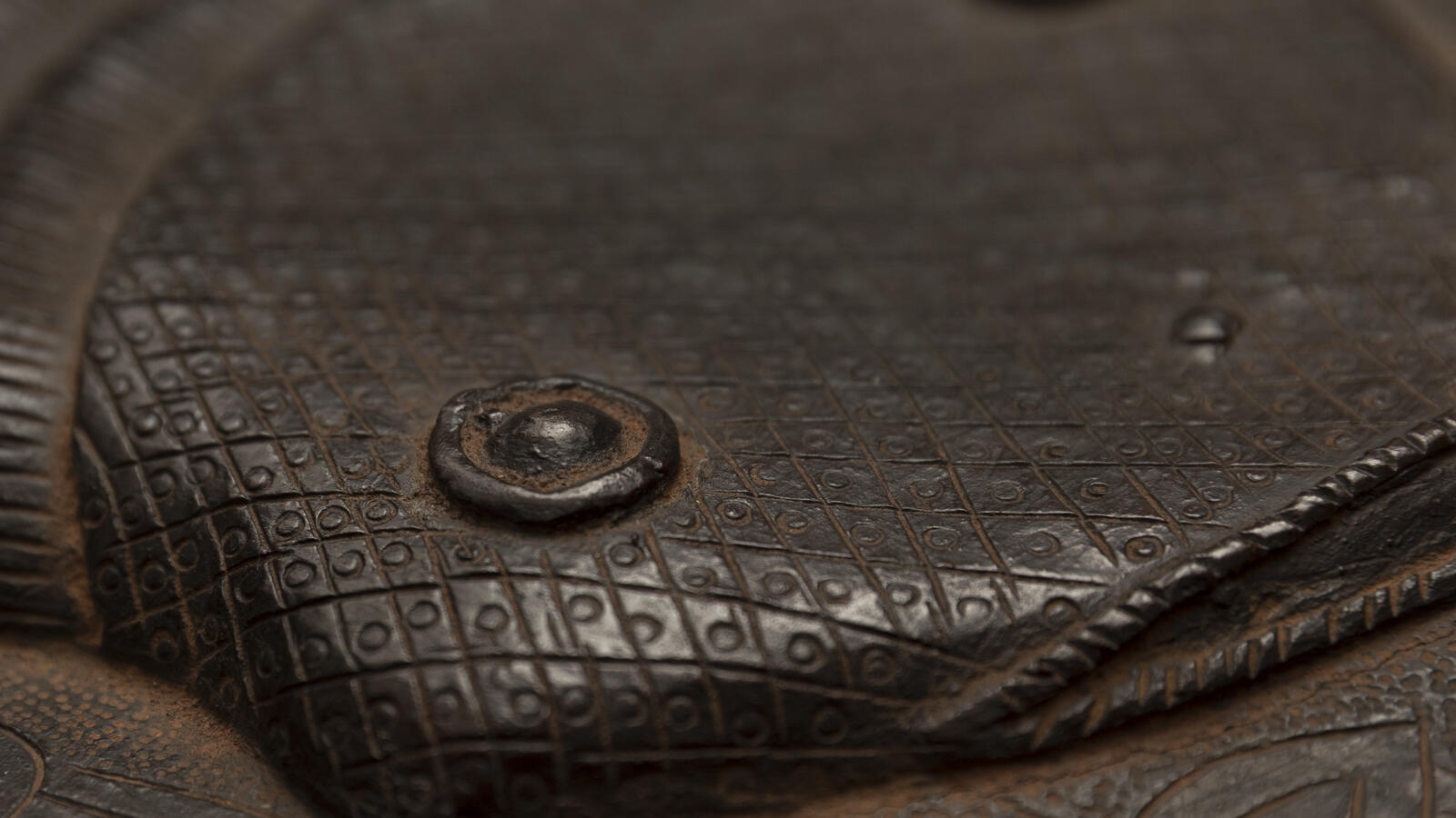 Benin Brons Close Up Foto