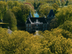 Kasteel het Nijenhuis vanuit de lucht